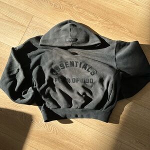 ESSENTIALS FEAR OF GOD. Girls size 10 hoodie black
